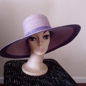 Da-Me Made In Italy Natural Straw Hat Resort Vacation Womens One Size Beach